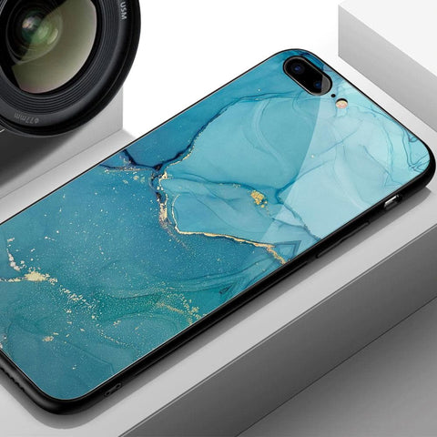 iPhone 8 / 7 Cover - Mystic Marble Series - HQ Ultra Shine Premium Infinity Glass Soft Silicon Borders Case