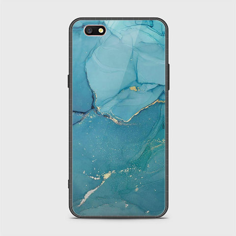 Oppo A77 Cover - Mystic Marble Series - HQ Ultra Shine Premium Infinity Glass Soft Silicon Borders Case