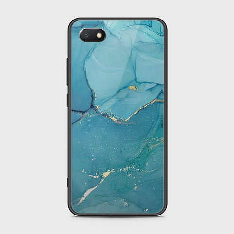Huawei Y5 Prime 2018 Cover - Mystic Marble Series - HQ Ultra Shine Premium Infinity Glass Soft Silicon Borders Case