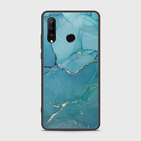 Huawei P30 lite Cover - Mystic Marble Series - HQ Ultra Shine Premium Infinity Glass Soft Silicon Borders Case