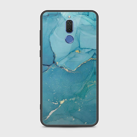 Huawei Mate 10 Lite Cover - Mystic Marble Series - HQ Ultra Shine Premium Infinity Glass Soft Silicon Borders Case