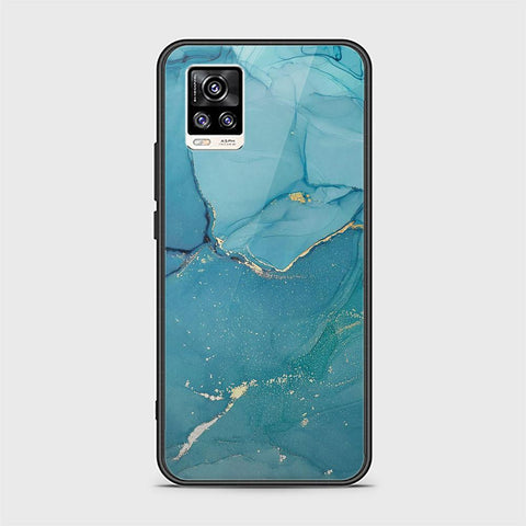 Vivo V20 Cover - Mystic Marble Series - HQ Ultra Shine Premium Infinity Glass Soft Silicon Borders Case