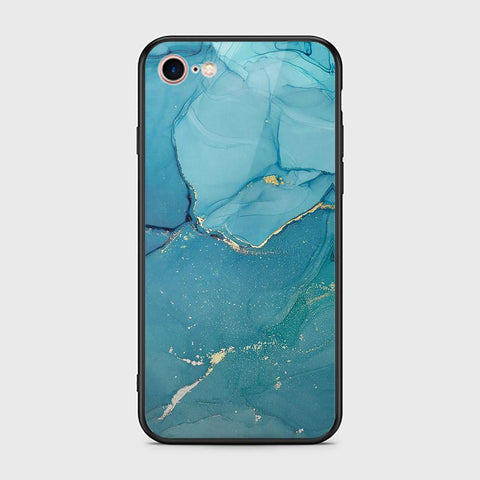 iPhone 8 / 7 Cover - Mystic Marble Series - HQ Ultra Shine Premium Infinity Glass Soft Silicon Borders Case