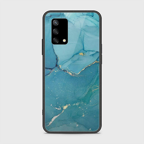 Oppo A95 4G Cover - Mystic Marble Series - HQ Ultra Shine Premium Infinity Glass Soft Silicon Borders Case