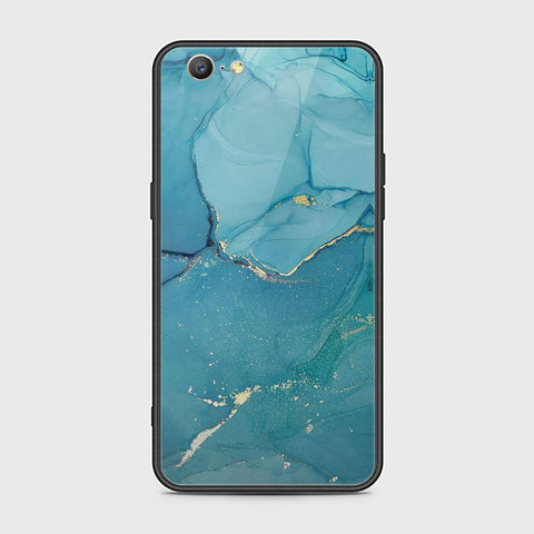 Oppo A39 Cover - Mystic Marble Series - HQ Ultra Shine Premium Infinity Glass Soft Silicon Borders Case