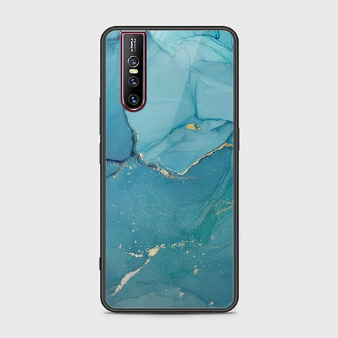 Vivo V15 Pro Cover - Mystic Marble Series - HQ Ultra Shine Premium Infinity Glass Soft Silicon Borders Case