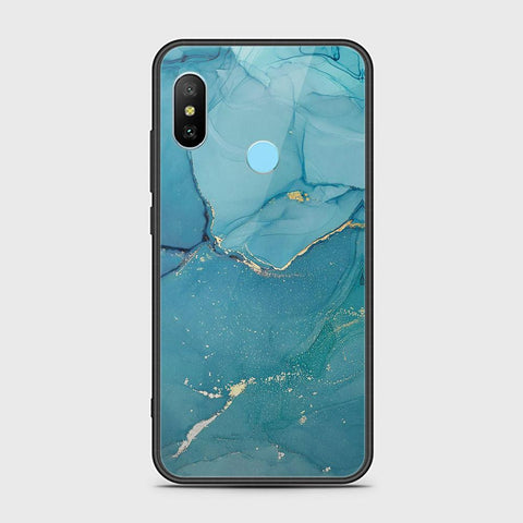 Xiaomi Redmi 6 Pro Cover - Mystic Marble Series - HQ Ultra Shine Premium Infinity Glass Soft Silicon Borders Case