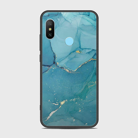 Xiaomi Redmi Note 6 Pro Cover - Mystic Marble Series - HQ Ultra Shine Premium Infinity Glass Soft Silicon Borders Case