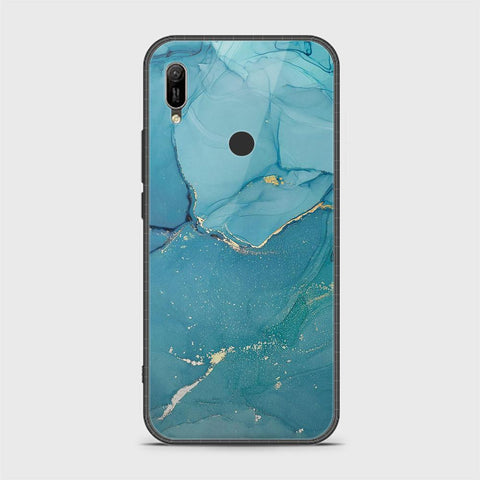 Huawei Y6 2019 / Y6 Prime 2019 Cover - Mystic Marble Series - HQ Ultra Shine Premium Infinity Glass Soft Silicon Borders Case