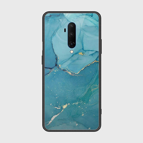 OnePlus 7T Pro Cover - Mystic Marble Series - HQ Ultra Shine Premium Infinity Glass Soft Silicon Borders Case