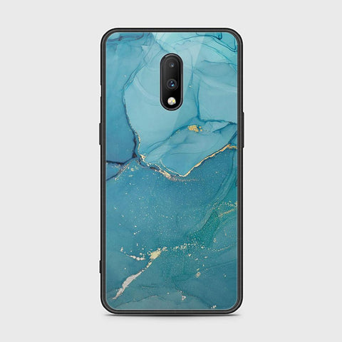 OnePlus 6T Cover - Mystic Marble Series - HQ Ultra Shine Premium Infinity Glass Soft Silicon Borders Case