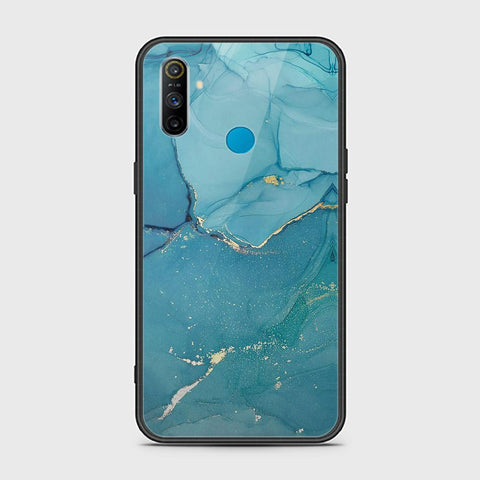 Realme C3 Cover - Mystic Marble Series - HQ Ultra Shine Premium Infinity Glass Soft Silicon Borders Case