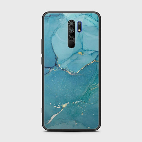 Xiaomi Redmi 9 Cover - Mystic Marble Series - HQ Ultra Shine Premium Infinity Glass Soft Silicon Borders Case