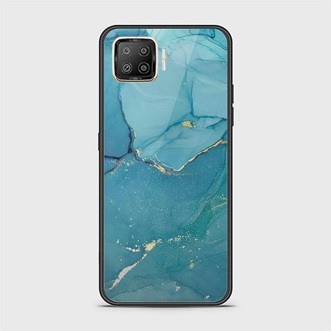 Oppo Reno 4 Lite Cover - Mystic Marble Series - HQ Ultra Shine Premium Infinity Glass Soft Silicon Borders Case