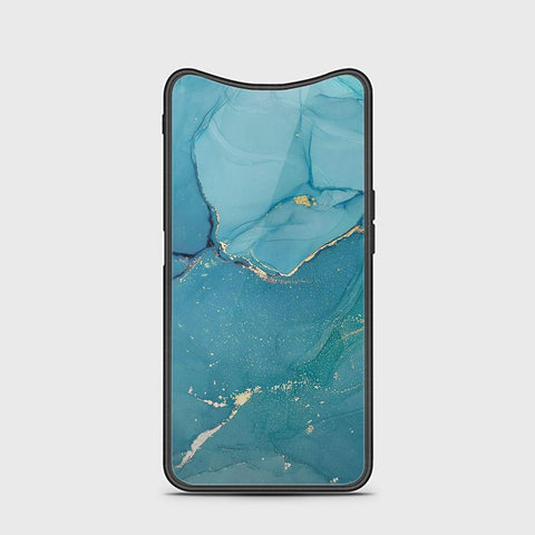 Oppo Find X Cover - Mystic Marble Series - HQ Ultra Shine Premium Infinity Glass Soft Silicon Borders Case