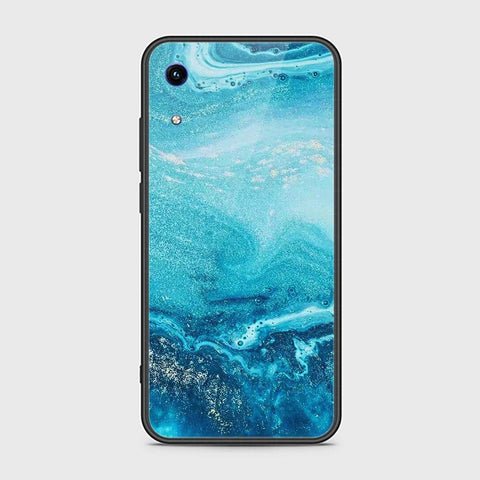 Huawei Honor 8A Cover - Mystic Marble Series - HQ Ultra Shine Premium Infinity Glass Soft Silicon Borders Case