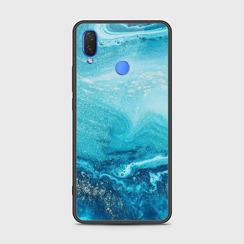 Huawei Y9 2019 Cover - Mystic Marble Series - HQ Ultra Shine Premium Infinity Glass Soft Silicon Borders Case