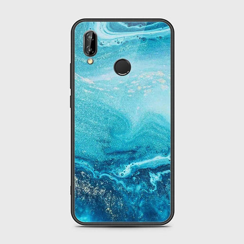 Huawei P20 Lite Cover - Mystic Marble Series - HQ Ultra Shine Premium Infinity Glass Soft Silicon Borders Case