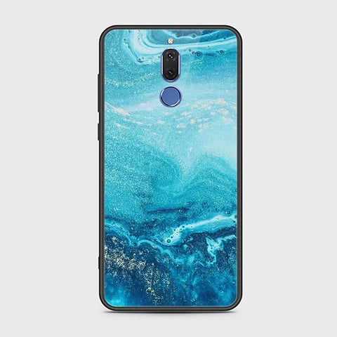 Huawei Mate 10 Lite Cover - Mystic Marble Series - HQ Ultra Shine Premium Infinity Glass Soft Silicon Borders Case