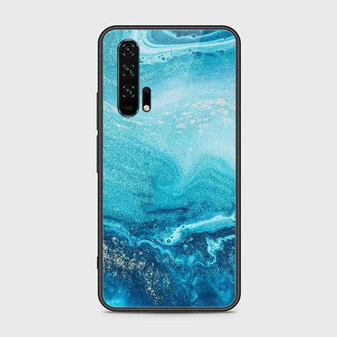 Honor 20 Pro Cover - Mystic Marble Series - HQ Ultra Shine Premium Infinity Glass Soft Silicon Borders Case