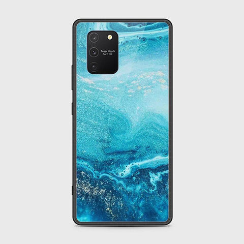 Samsung Galaxy S10 Lite Cover - Mystic Marble Series - HQ Ultra Shine Premium Infinity Glass Soft Silicon Borders Case