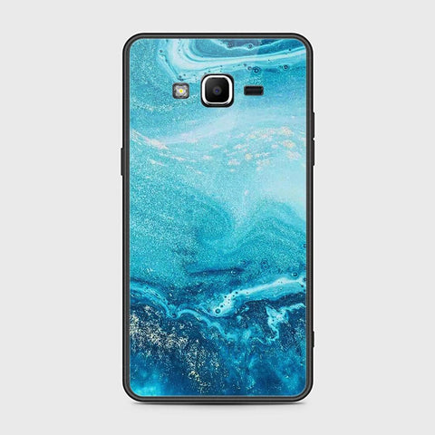 Samsung Galaxy Grand Prime Cover - Mystic Marble Series - HQ Ultra Shine Premium Infinity Glass Soft Silicon Borders Case