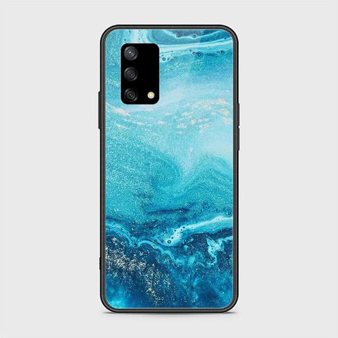 Oppo A95 4G Cover - Mystic Marble Series - HQ Ultra Shine Premium Infinity Glass Soft Silicon Borders Case