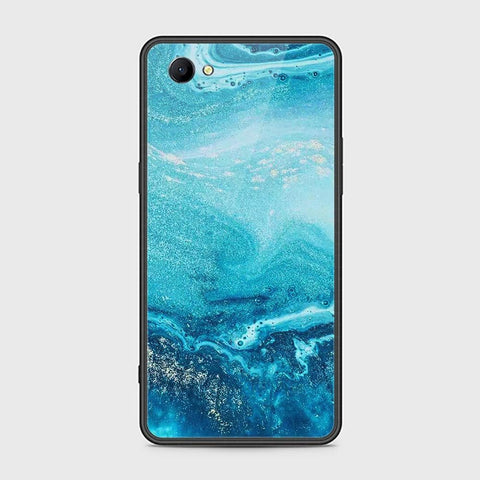 Oppo A3 Cover - Mystic Marble Series - HQ Ultra Shine Premium Infinity Glass Soft Silicon Borders Case