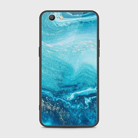 Oppo A39 Cover - Mystic Marble Series - HQ Ultra Shine Premium Infinity Glass Soft Silicon Borders Case