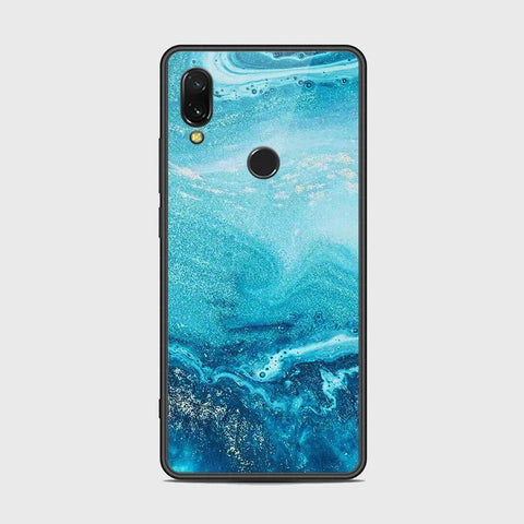 Xiaomi Redmi 7 Cover - Mystic Marble Series - HQ Ultra Shine Premium Infinity Glass Soft Silicon Borders Case