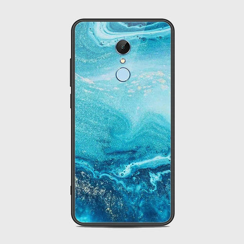 Xiaomi Redmi 5 Cover - Mystic Marble Series - HQ Ultra Shine Premium Infinity Glass Soft Silicon Borders Case