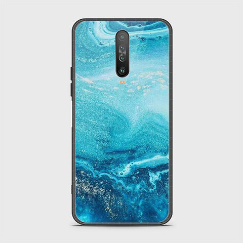 Xiaomi Redmi K30 Cover - Mystic Marble Series - HQ Ultra Shine Premium Infinity Glass Soft Silicon Borders Case