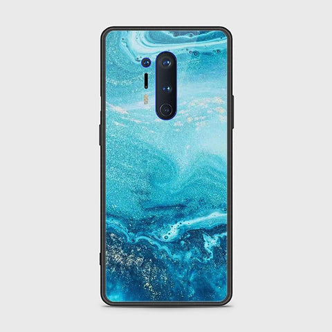 OnePlus 8 Pro Cover - Mystic Marble Series - HQ Ultra Shine Premium Infinity Glass Soft Silicon Borders Case