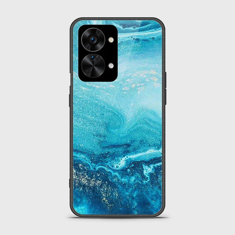 OnePlus Nord 2T Cover - Mystic Marble Series - HQ Ultra Shine Premium Infinity Glass Soft Silicon Borders Case