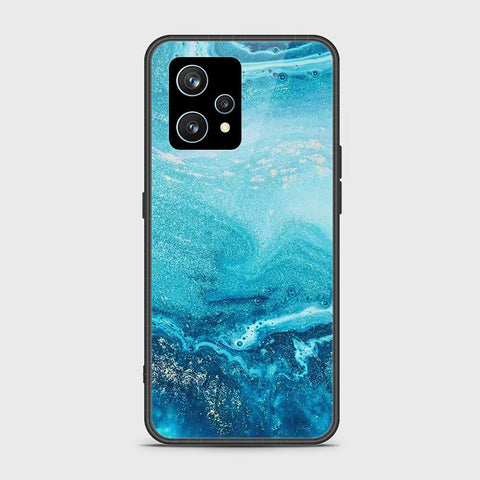 Realme 9 4G Cover- Mystic Marble Series - HQ Ultra Shine Premium Infinity Glass Soft Silicon Borders Case