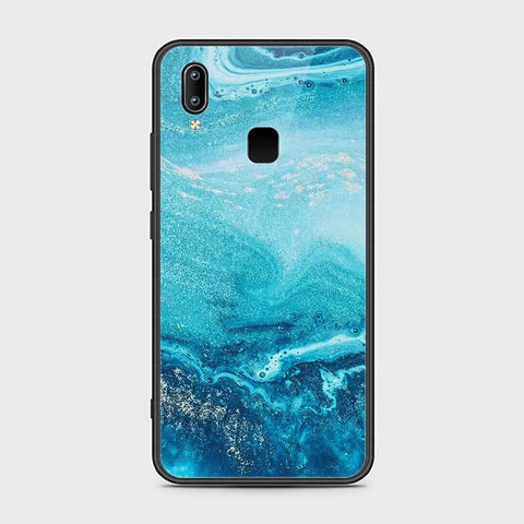 Vivo Y95 Cover - Mystic Marble Series - HQ Ultra Shine Premium Infinity Glass Soft Silicon Borders Case