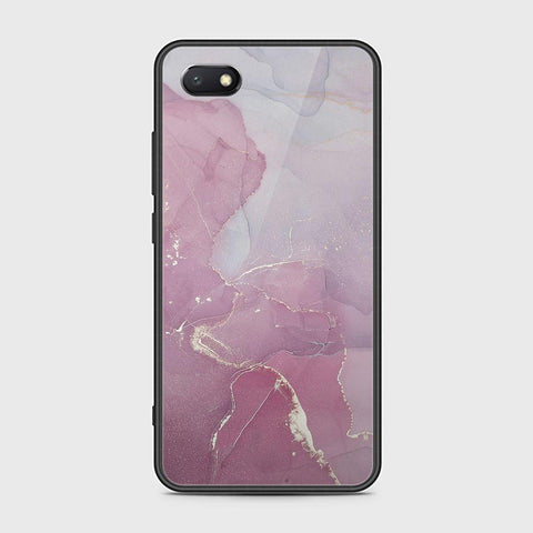 Huawei Y5 Prime 2018 Cover - Mystic Marble Series - HQ Ultra Shine Premium Infinity Glass Soft Silicon Borders Case