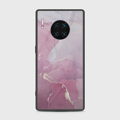 Huawei Mate 30 Pro Cover - Mystic Marble Series - HQ Ultra Shine Premium Infinity Glass Soft Silicon Borders Case