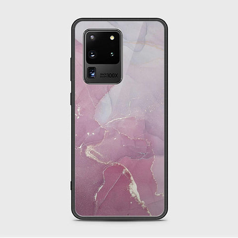 Samsung Galaxy S20 Ultra Cover - Mystic Marble Series - HQ Ultra Shine Premium Infinity Glass Soft Silicon Borders Case