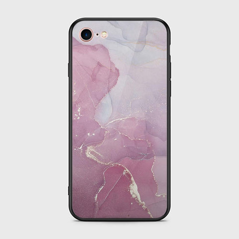 iPhone 8 / 7 Cover - Mystic Marble Series - HQ Ultra Shine Premium Infinity Glass Soft Silicon Borders Case