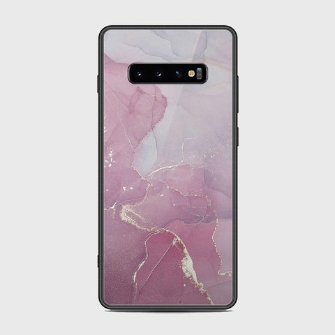 Samsung Galaxy S10 Plus Cover - Mystic Marble Series - HQ Ultra Shine Premium Infinity Glass Soft Silicon Borders Case
