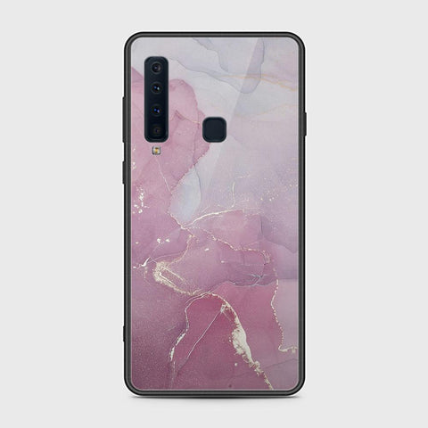 Samsung Galaxy A9 2018 Cover - Mystic Marble Series - HQ Ultra Shine Premium Infinity Glass Soft Silicon Borders Case