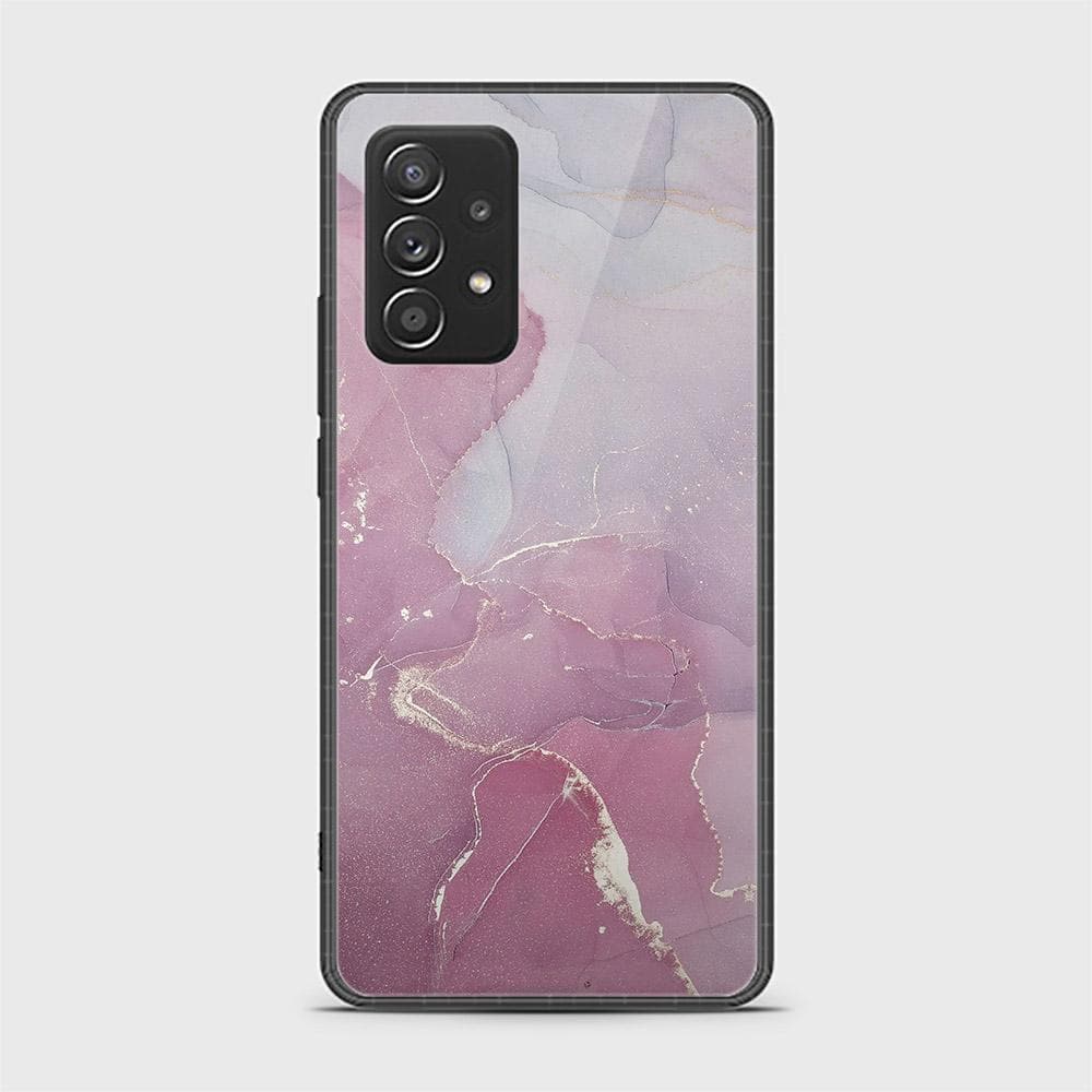 Samsung Galaxy A52 Cover - Mystic Marble Series - HQ Ultra Shine Premium Infinity Glass Soft Silicon Borders Case (Fast Delivery)(S)