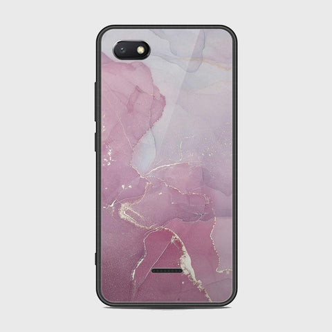 Xiaomi Redmi 6A Cover - Mystic Marble Series - HQ Ultra Shine Premium Infinity Glass Soft Silicon Borders Case