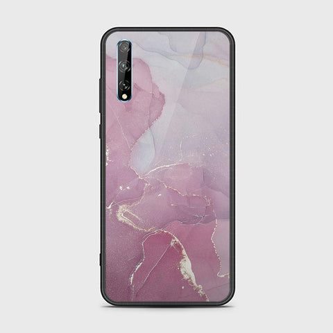 Huawei Y8p Cover- Mystic Marble Series - HQ Ultra Shine Premium Infinity Glass Soft Silicon Borders Case