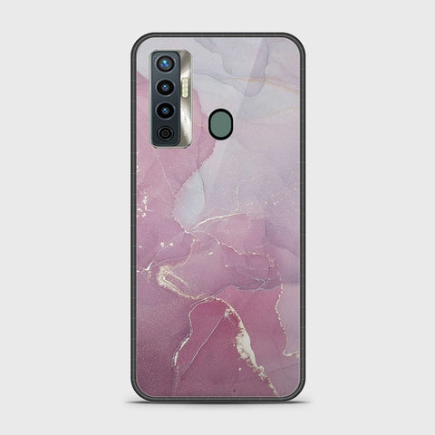 Tecno Camon 17 Cover - Mystic Marble Series - HQ Ultra Shine Premium Infinity Glass Soft Silicon Borders Case