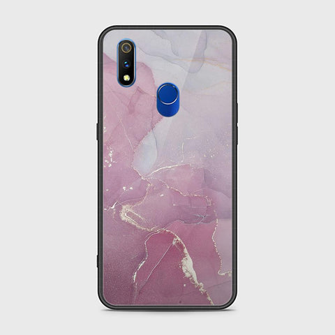 Realme 3 Pro Cover - Mystic Marble Series - HQ Ultra Shine Premium Infinity Glass Soft Silicon Borders Case