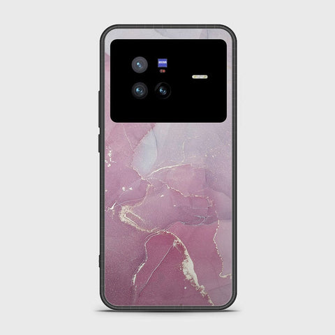 Vivo X80 Cover- Mystic Marble Series - HQ Ultra Shine Premium Infinity Glass Soft Silicon Borders Case