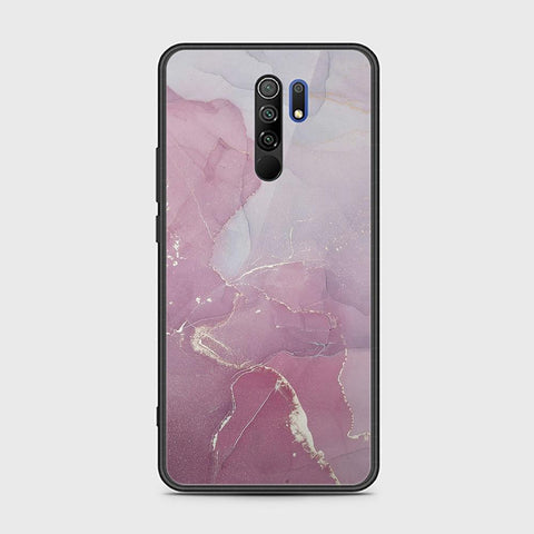 Xiaomi Redmi 9 Cover - Mystic Marble Series - HQ Ultra Shine Premium Infinity Glass Soft Silicon Borders Case