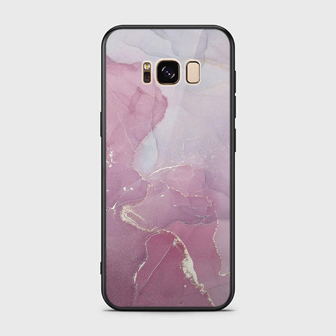 Samsung Galaxy S8 Cover - Mystic Marble Series - HQ Ultra Shine Premium Infinity Glass Soft Silicon Borders Case